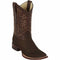 Mens Brown Square Toe Boots