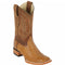 Amber Smooth Ostrich Square Toe Boot