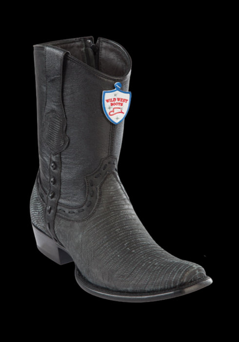 Wild West Botas de Armadillo Horma Dubai Toe Sand Gray