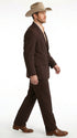Men’s Pinstripe Western Suit – Classic Formal Blazer and Pant Set for Wedding, Traje Para Hombre Cowboy Style