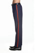Mens Dress Tuxedos Pants in Color Flat Front No Pleat