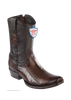 Wild West Botas de Pata de Avestruz Horma Dubai Toe Faded Brown