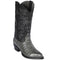 Grey caiman boot