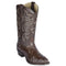 Brown Hornback Caiman Cowboy Boot