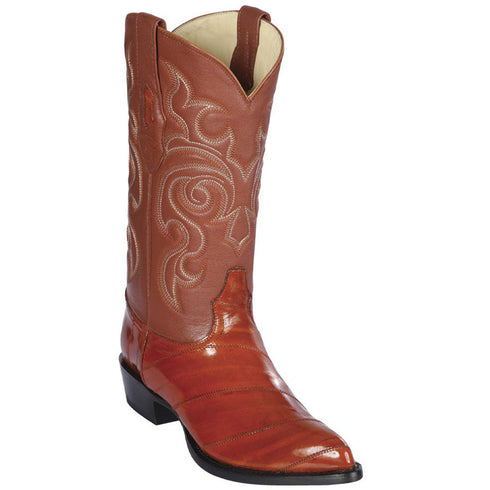 eel skin western boots