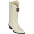 winter-white Elk cowboy boot