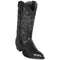 Mens Black Snakeskin Boots - Los Altos Boots