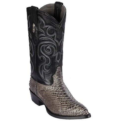 Men's Los Altos Python J-Toe Boots - Rustic