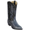 Blue Snake Skin Cowboy Boot