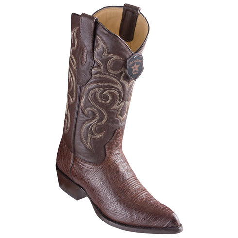 Brown Ostrich Boot