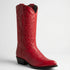 Men's Los Altos Boots Smooth Ostrich Red Cowboy Boots J-Toe