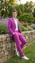 Mens Fuchsia 2 Piece Suit – Bright Pink Formal Suit for Men Stylish Wedding Party Prom Suit Magento Color