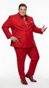 Men’s Red Double Breasted Suit – Peak Lapel Wedding, Prom & Formal Party Suit