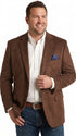 Men’s Brown Suede Western Blazer – Cowboy Style Sport Coat Jacket
