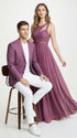 Men’s Berry Mauve Blazer – Classic 2-Button Wedding, Business and Smart-Casual Sport Coat in light purple lavender color