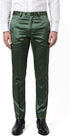 Mens Solid Color Shiny Satin Dress Pants 6VP1010