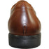 Bravo Mens Vintage Style Oxford Cap Toe Dress Shoe in Antique Brown