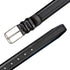 Mezlan Leather and Deerskin Belt