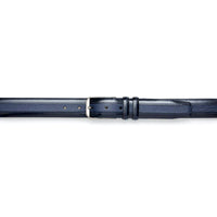 Mezlan Leather & Deerskin Belt - Luxury Italian Crafted