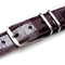 Mezlan Crocodile Belt Burgundy