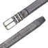 Mezlan Crocodile Belt Grey