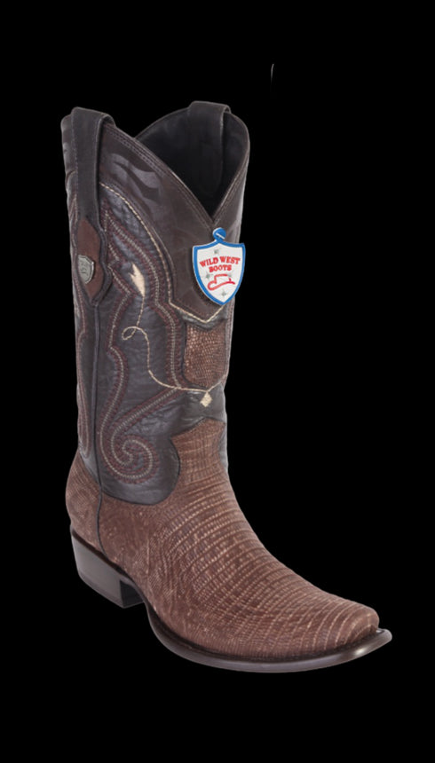 Wild West Botas de Armadillo Horma Dubai Toe Sand Brown