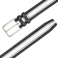 Mezlan Two-Tone Leather Belt for Men