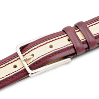 Mezlan Two-Tone Leather Belt for Men