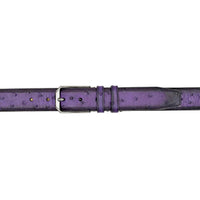 Mezlan Ostrich Skin Belt Purple (AO11678)
