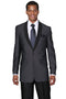 Mens 1 Button Black Shawl Lapel Tuxedo in Black