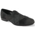 After Midnight Ozzy Velvet Studded Smoker Shoes in Black #color_ Black