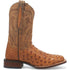 Dan Post Men’s Alamosa Tan Genuine Ostrich 11” Broad Square Toe Cowboy Certified Boot