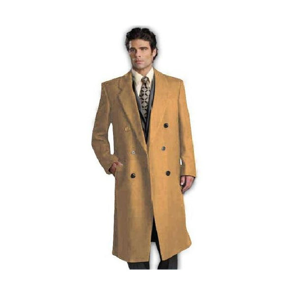 Alberto Nardoni Camel Wool Pea Coat