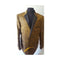 Alberto Nardoni Khaki Men's Shiny Paisley Fashion Blazer