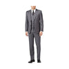 Alberto Nardoni Medium Gray Rayon Slim Fit Suit