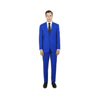 Alberto Nardoni Notch Lapel Classic Fit Suit In Royal