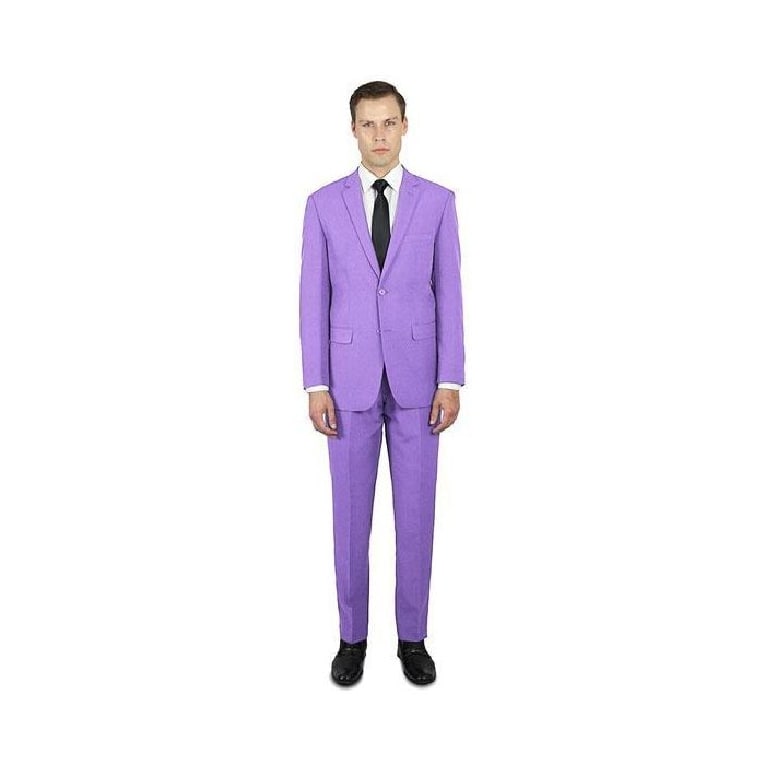 Alberto Nardoni Notch Lapel Lavender Lilac Classic Suit Overcoatusa