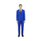 Alberto Nardoni Royal Blue Two Buttons Classic Fit Suit