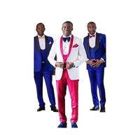 Alberto Nardoni Shawl Lapel Hot Pink Modern Fit Suit
