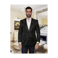 Alberto Nardoni Single Breasted Black Blazer Sport coat
