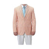 Striped seersucker Orange Blazer