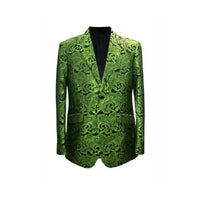 Alberto Nardoni Tuxedo Blazers Lime Green Bow Tie