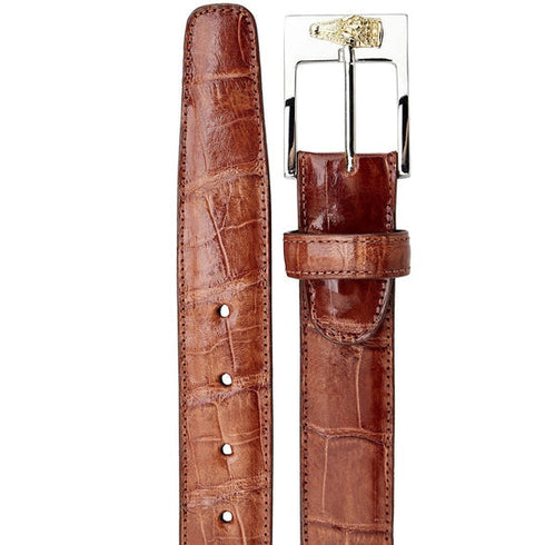 MEN 2008 COGNAC-44-ALLIGATOR BELT