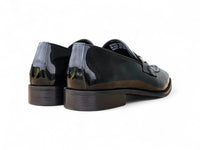 Carrucci Amber Patent Leather Chain Loafers