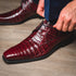 Mezlan Crocodile Derby Shoes - Mezlan Crocodile Derby Dress Shoes - Mezlan Dress Shoe On Sale