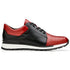 Belvedere Titan Black / Red Genuine Crocodile Soft Calf Casual Sneakers