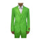 Apple Green Alberto Nardoni Two Button Suit Overcoat