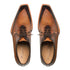 Cognac Asymmetric Plain Toe Oxford By Mezlan Made In Spain Brand