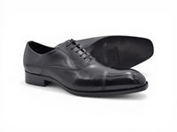 Carrucci Avon Cap Toe Oxford - Leather Sole Dress Shoe