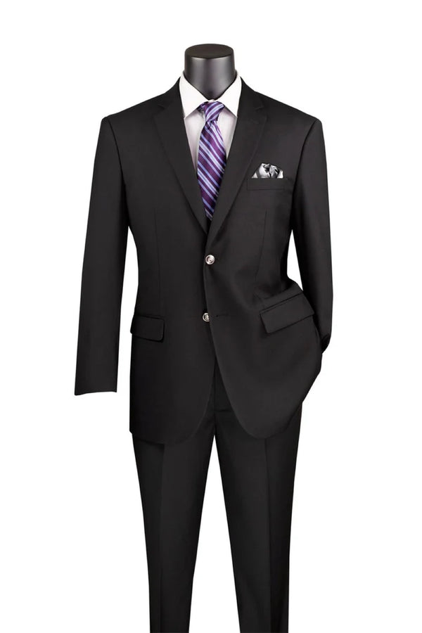 Regular Fit Blazer 2 Button in Black
